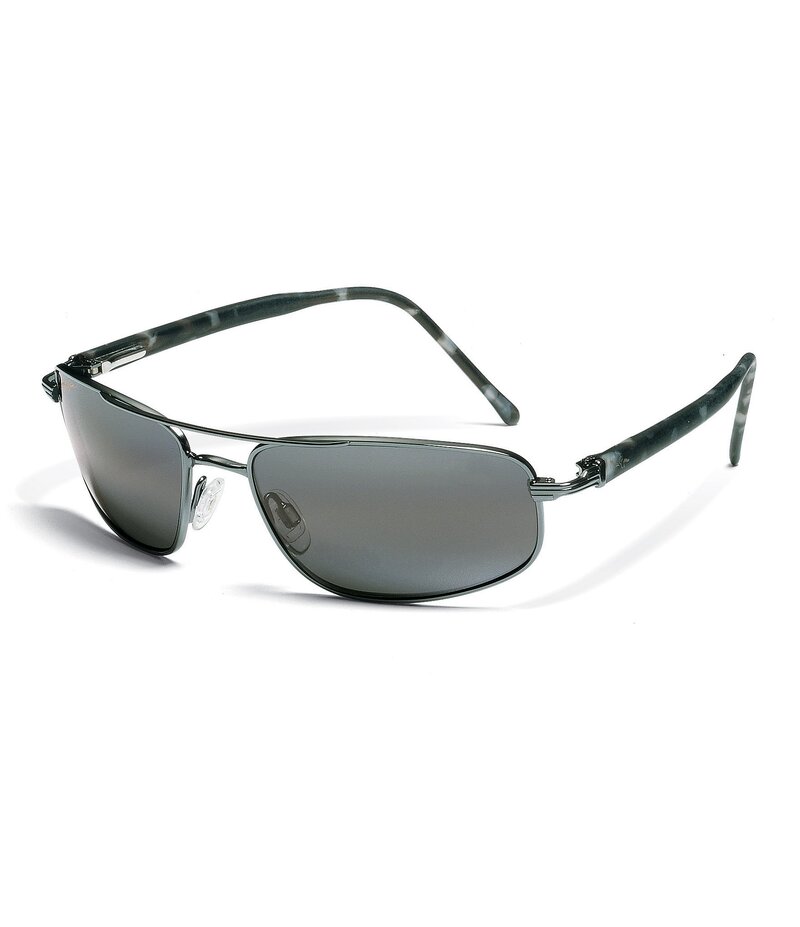 マウイジム レディース アクセサリー サングラス・アイウェア プラスサイズ Maui Jim Kahuna PolarizedPlus2R Rectangular 59mm Sunglasses Gunmetal ガンメタル