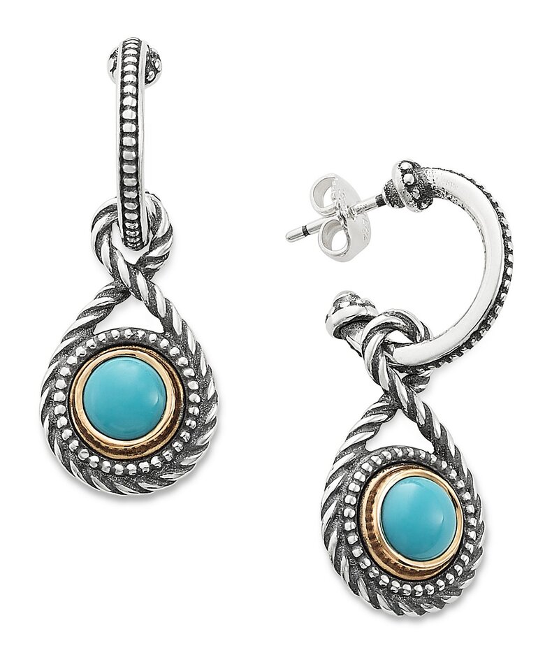 ジェームズ エイヴリー レディース アクセサリー ピアス・イヤリング James Avery Marjan Turquoise Hoop Earrings Turquoise ターコイズ