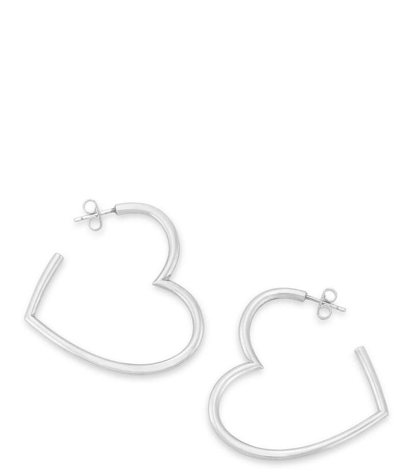 ジェームズ エイヴリー レディース アクセサリー ピアス・イヤリング James Avery Sterling Silver Heart Hoop Earrings Sterling Silver シルバー｜ReVida 店