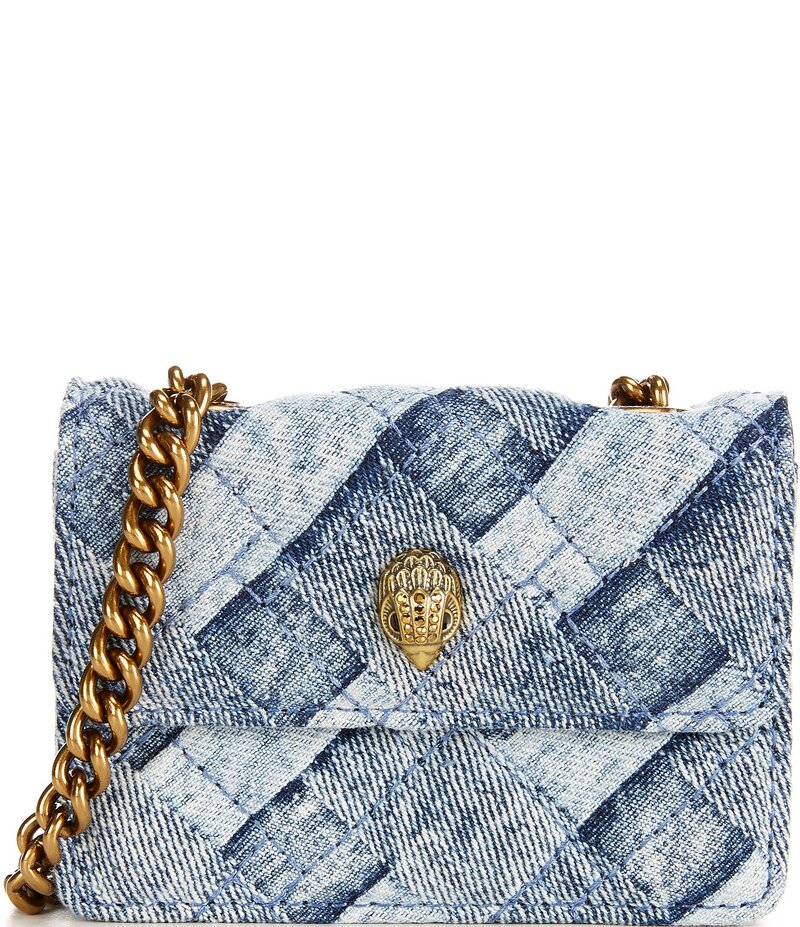 カートジェイガーロンドン レディース バッグ ショルダーバッグ デニム Kurt Geiger London Micro Denim Crossbody Bag Denim デニム