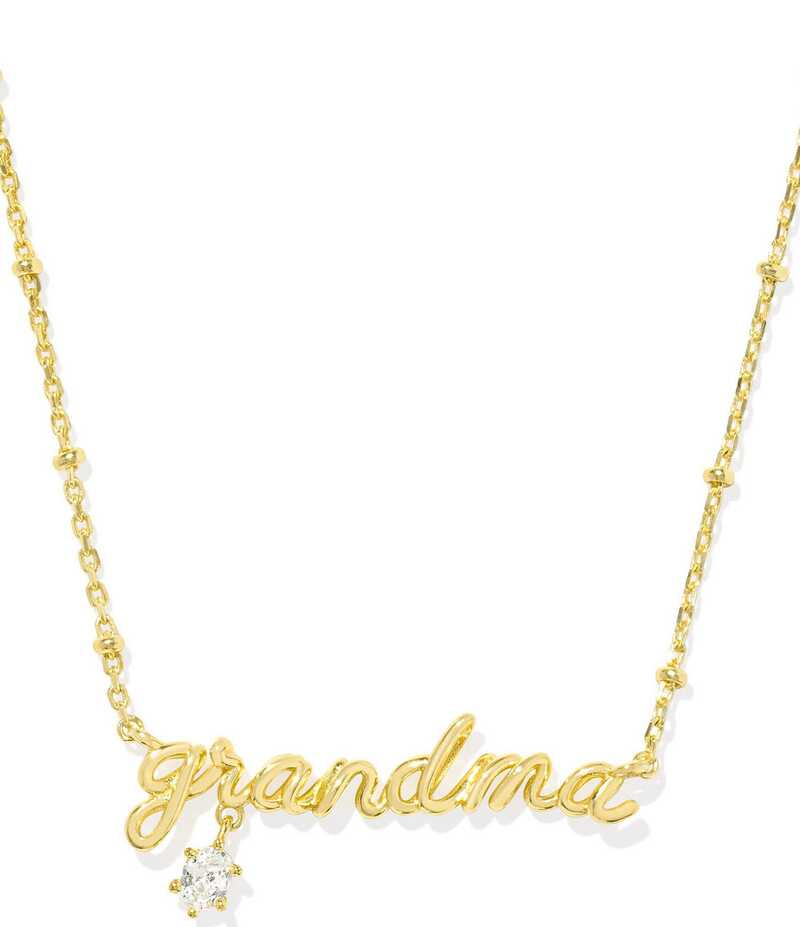 ケンドラスコット レディース アクセサリー ネックレス・チョーカー レース Kendra Scott Grandma Crystal Short Pendant Necklace Gold ゴールド｜ReVida 店