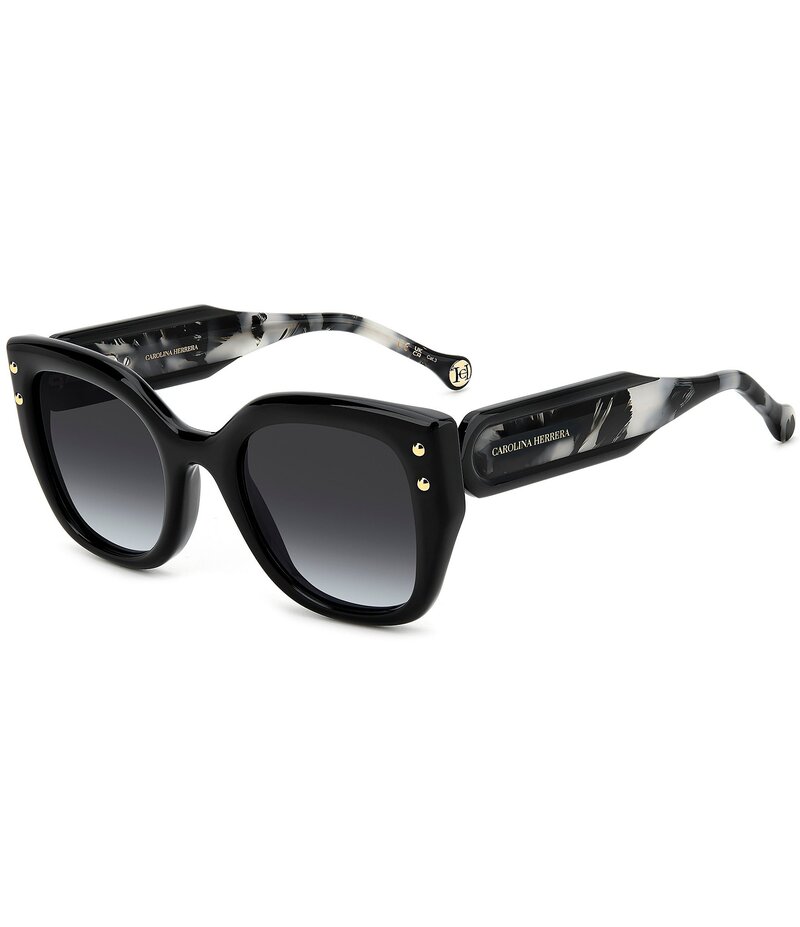 キャロライナヘレラ レディース アクセサリー サングラス・アイウェア Carolina Herrera Women's 0312/S 51mm Square Sunglasses Black ブラック