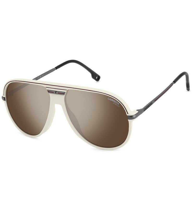 カレーナ レディース アクセサリー サングラス・アイウェア Carrera Men's C Sport 06/S 59mm Aviator Sunglasses Ivory アイボリー