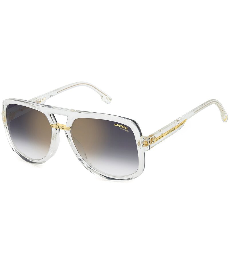 カレーナ レディース アクセサリー サングラス・アイウェア Carrera Men's Victory C 10/S 59mm Square Sunglasses Crystal Gold ゴールド