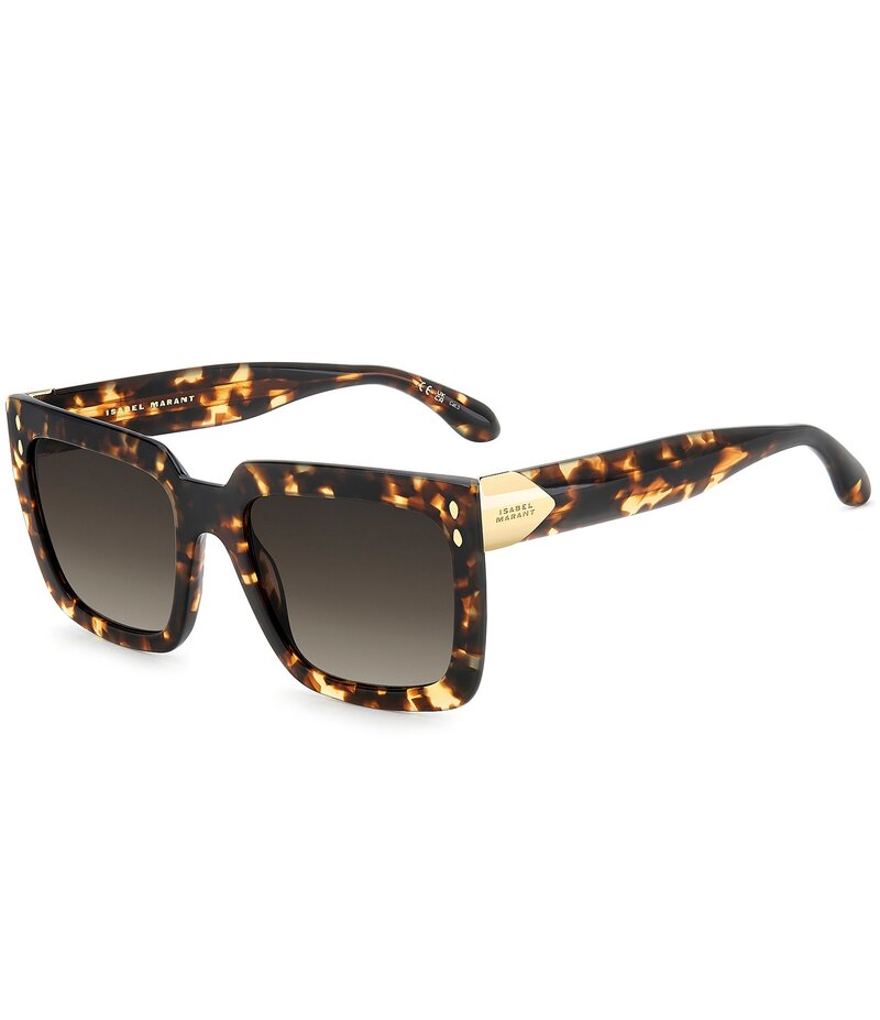 イザベル マラン レディース アクセサリー サングラス・アイウェア Isabel Marant Women's IM0213/S 55mm Rectangle Sunglasses Havana
