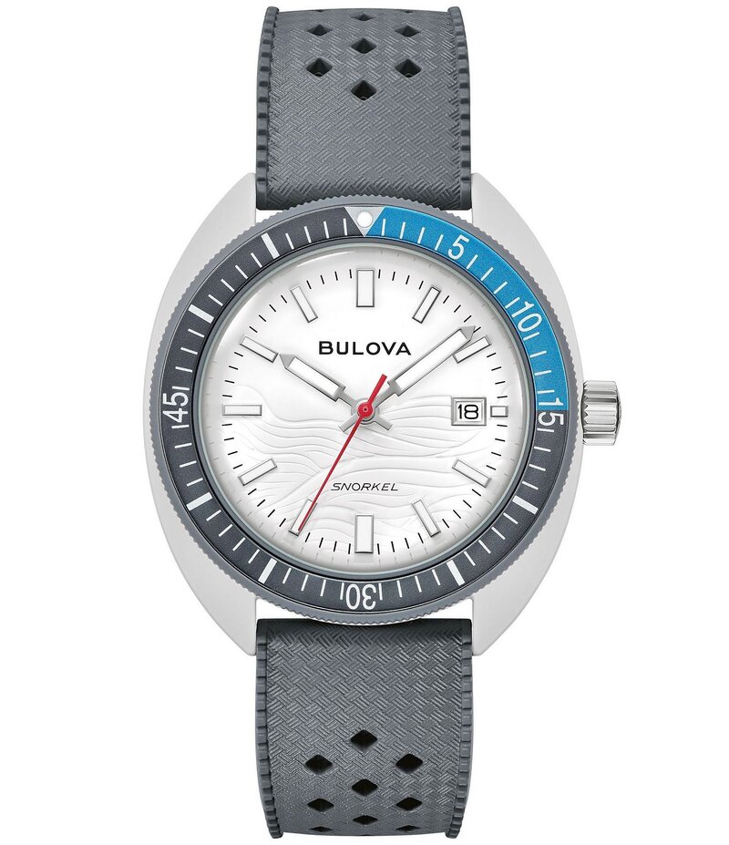 ブロバ レディース 佩び物 ウォッチ Bulova Men\u0027s Snorkel Quartz Mechanical Automatic Strap Watch Grey 薄墨色
