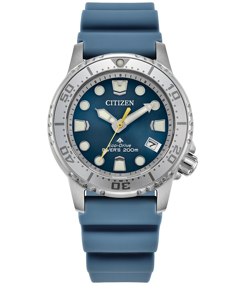 シチズン レディース アクセサリー 腕時計 Citizen Women's Promaster Dive Three Hand Blue Strap Watch Blue ブルー