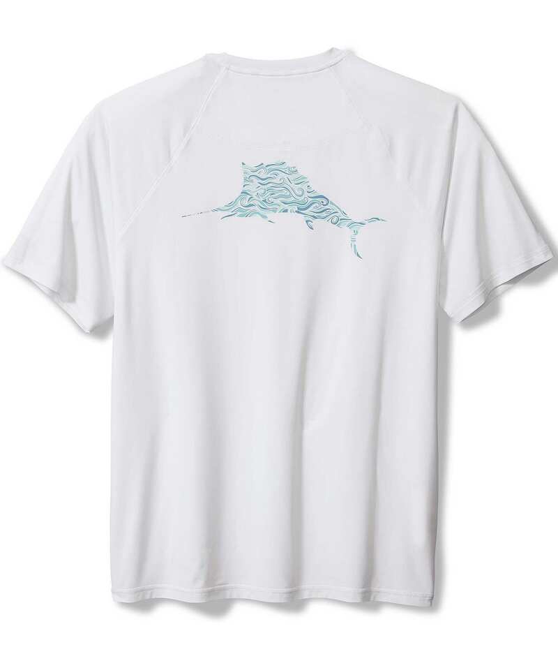 トッミーバハマ メンズ トップス シャツ トール Tシャツ グラフィック Tommy Bahama Big & Tall Chill Time Surf Short Sleeve Graphic T-Shirt White ホワイト
