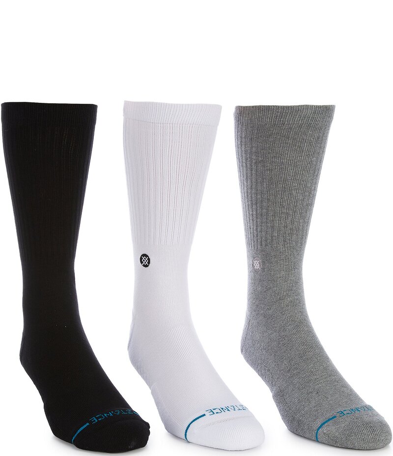 スタンス メンズ アンダーウェア 靴下 トール Stance Big & Tall Icon Crew Socks 3-Pack Multi マルチカラー