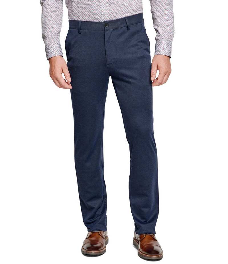 ジョンストンアンドマーフィー メンズ ボトムス カジュアルパンツ パンツ ニット Johnston & Murphy XC Flex Birdseye Knit Pants Navy ネイビー