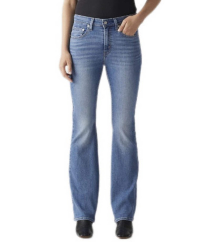 リーバイス レディース ボトムス デニムパンツ ストレート ジーンズ Levi'sR 726 Mid Rise Straight Leg Jeans Eternal Indigo インディゴ|ReVida 店