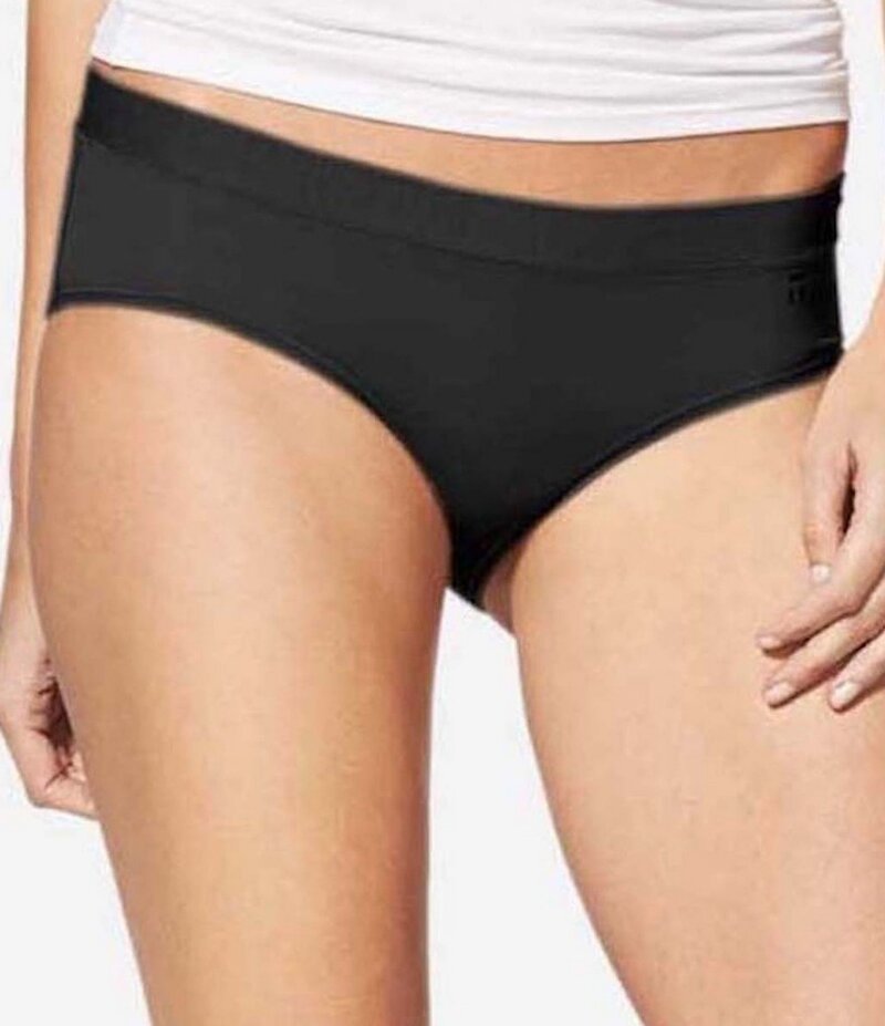 トミージョン レディース アンダー御召しもの ズボン下 Tommy John Women\u0027s Second Skin Hipster Panty Black 黒いこと