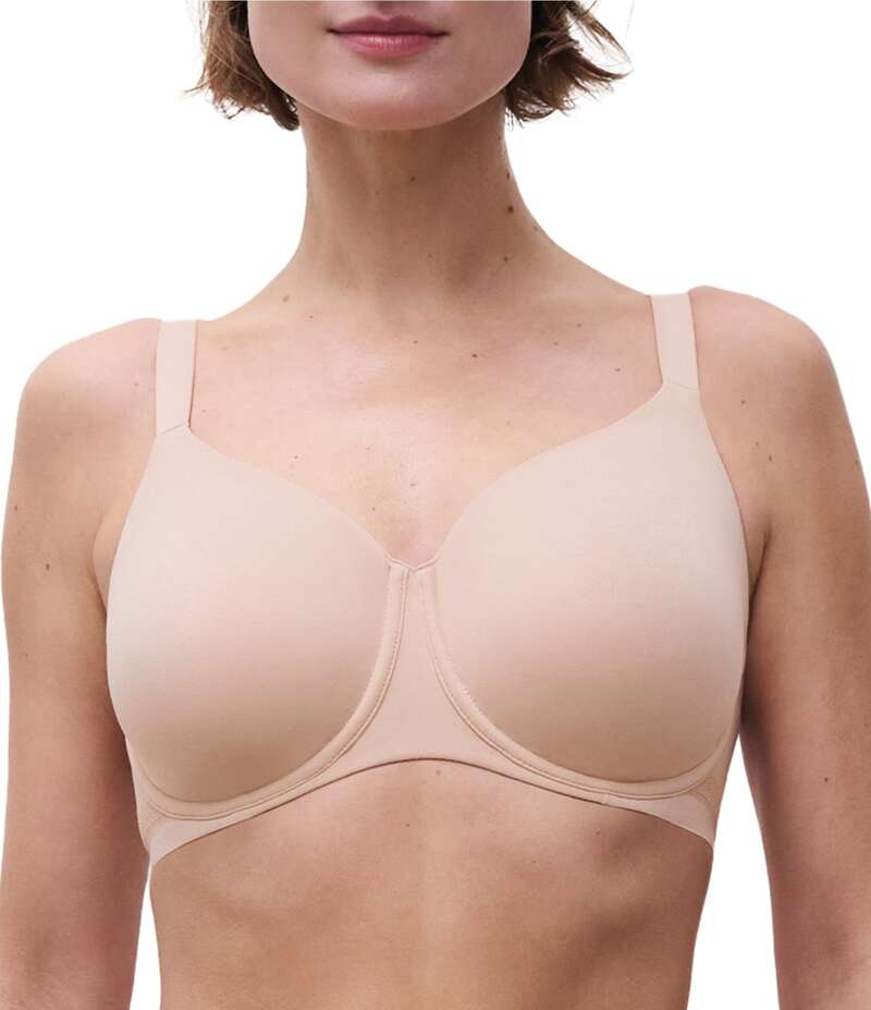 シャントル レディース アンダーウェア ブラジャー ミニ Chantelle Easy Bliss Seamless Unlined Minimizer Underwire Bra Nude Blush ブラッシュ 19,236円