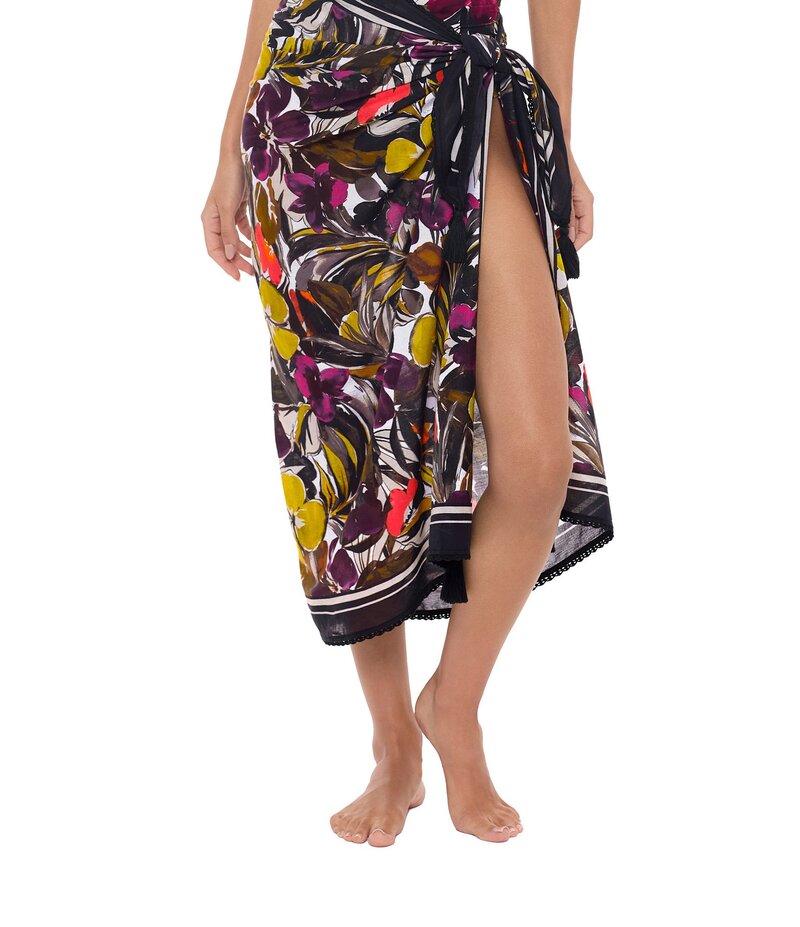 マジックスーツ レディース トップス ワンピース プリント 刺繍 Magicsuit Hot House Printed Embroidered Hem Pareo Swim Cover-Up Multi マルチカラー