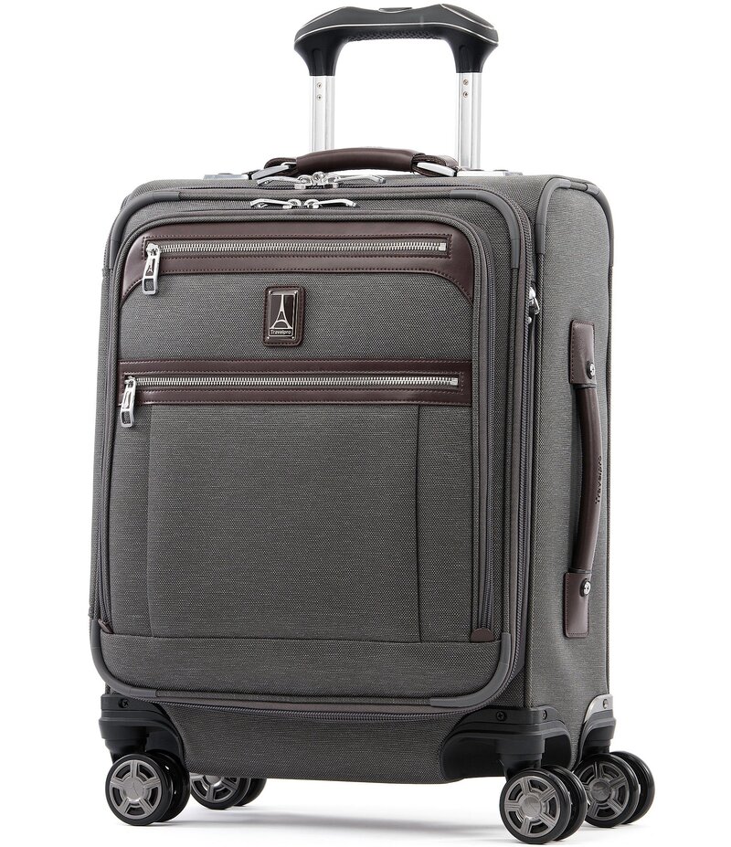 旅行労働者階級 レディース 御徒面子 旅行バッグ Travelpro Platinum Elite International Expandable Carry-On Spinner Vintage Grey 薄墨色