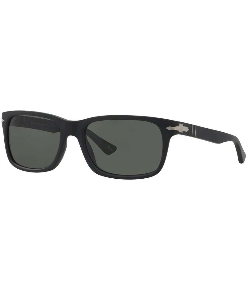 ペルソル レディース 佩び物 サングラス・アイウェア Persol Men\u0027s PO3048S Polarized 58粍 Sunglasses Black 黒いこと