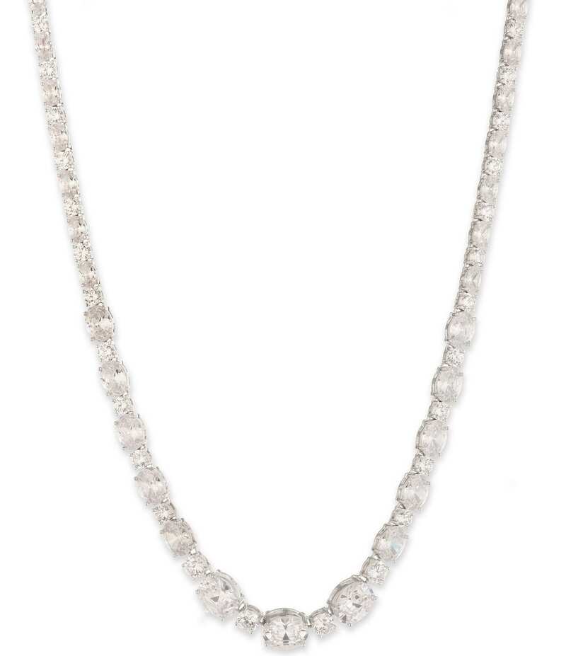 ジバンシー レディース アクセサリー ネックレス・チョーカー レース Givenchy Silver Tone Crystal Large Tennis Collar Necklace Silver/Crystal シルバー 27,170円