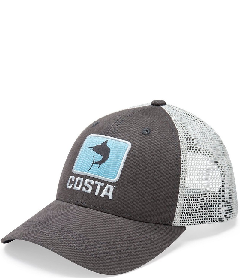 コスタ メンズ アクセサリー 帽子 Costa Marlin Waves Trucker Hat Charcoal/Grey チャコール 6,826円