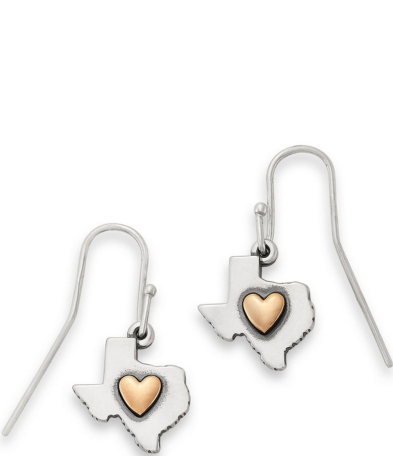 ジェームズ エイヴリー レディース アクセサリー ピアス・イヤリング James Avery Deep in the Heart of Texas Drop Earrings Sterling Silver/Bronze シルバー