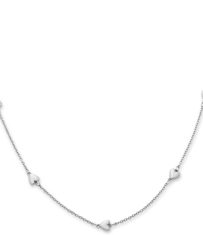 ジェームズ エイヴリー レディース アクセサリー ネックレス・チョーカー レース James Avery Sterling Silver Delicate Hearts Station Necklace Sterling Silver シルバー
