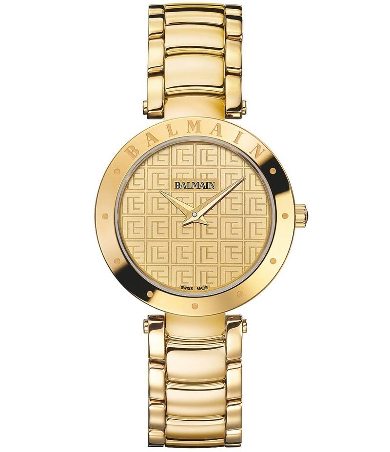 バルマン レディース 付属品 ウオッチ プルオーバー Balmain Women\u0027s Quartz Analog Gold Tone Stainless Steel Bracelet Watch Gold ゴールド
