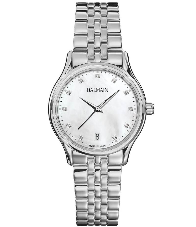 バルマン レディース 付属品 ウオッチ プルオーバー Balmain Women\u0027s Quartz Analog Stainless Steel Bracelet Watch Silver しろがね色