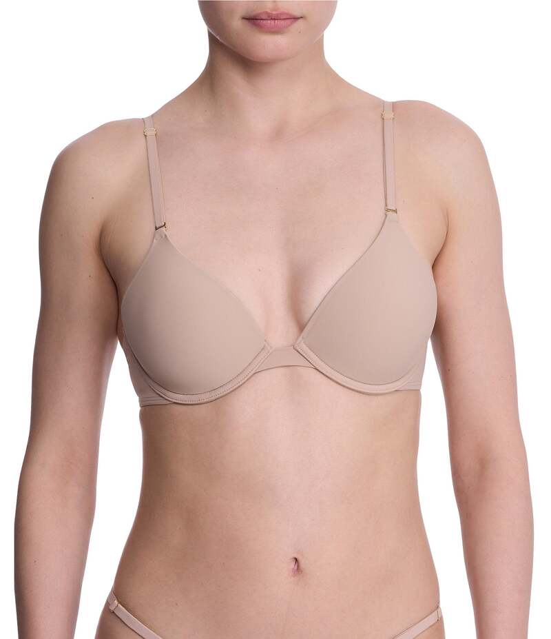 ナトリ レディース アンダーウェア ブラジャー Tシャツ Natori Verge Convertible Plunge T-Shirt Bra Cafe 16,086円