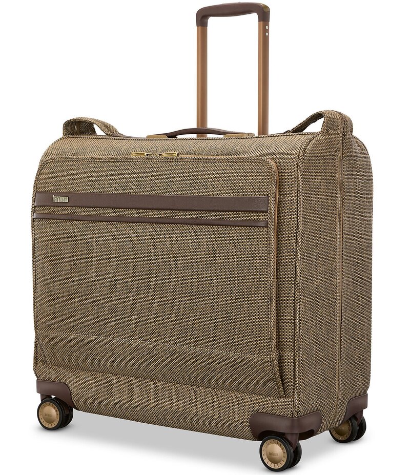 ハート形マン レディース 御徒面子 旅行バッグ ツィード Hartmann Tweed Spinner Garment Bag Tweed/Natural