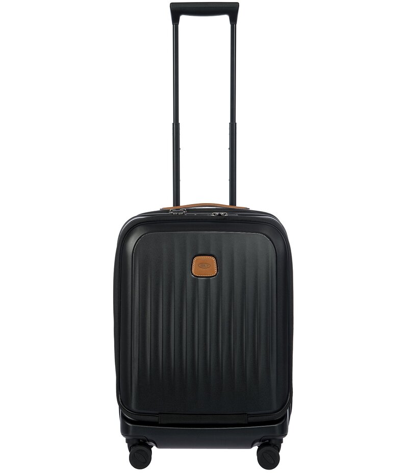 ブリックス レディース 御徒面子 旅行バッグ Bric\u0027s Taormina 21 Expandable Spinner with Pocket Carry-on Suitcase Black 黒いこと