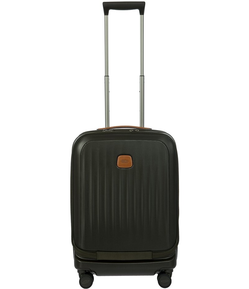 ブリックス レディース 御徒面子 旅行バッグ Bric\u0027s Taormina 21 Expandable Spinner with Pocket Carry-on Suitcase Olive オリーブ