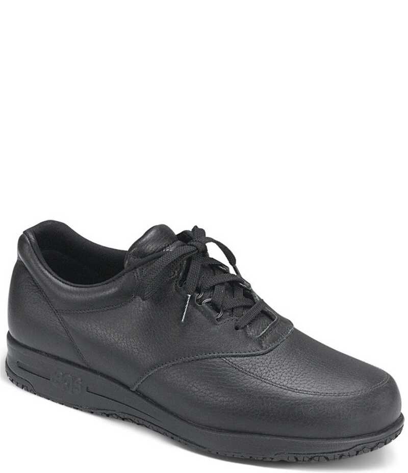 サス メンズ シューズ ドレスシューズ スニーカー レース SAS Men's Guardian Non-Slip Lace Up Sneakers Black ブラック