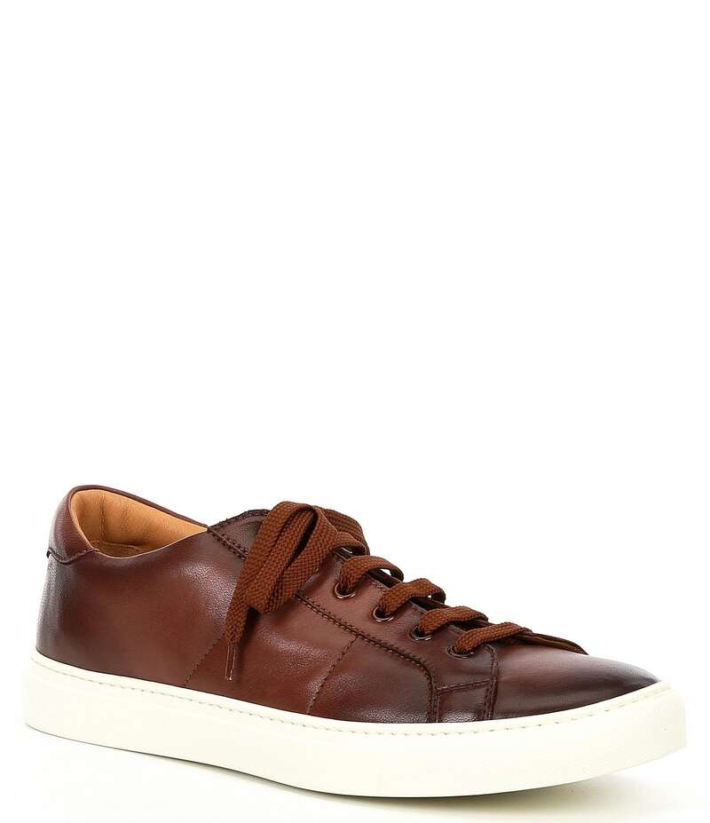 トゥーブート メンズ シューズ ドレスシューズ スニーカー レース レザー To Boot New York Men's Colton Leather Lace-Up Sneakers Brandy