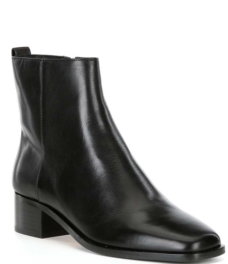 アントニオ メラーニ レディース シューズ ブーツ・レインブーツ レザー Antonio Melani Roxie Leather Dress Booties Black ブラック|ReVida 店