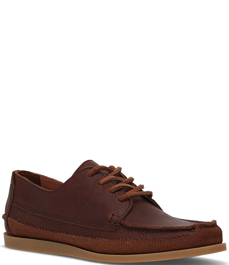 フライ メンズ シューズ ドレスシューズ レザー ローファー Frye Emn's Mason Field Leather Moc-Toe Loafers Hickory