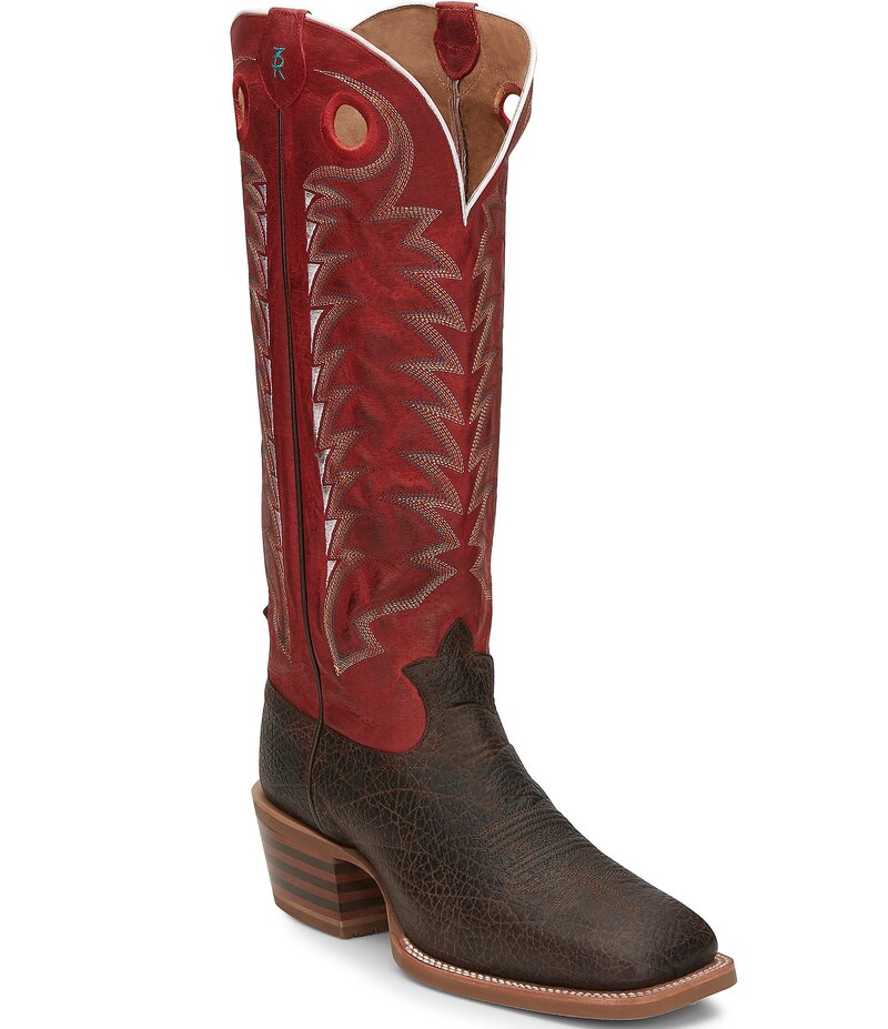 トニーラマ メンズ シューズ ブーツ・レインブーツ Tony Lama Men's Rosston 16 3R Buckaroo Western Boots Brown/Red レッド