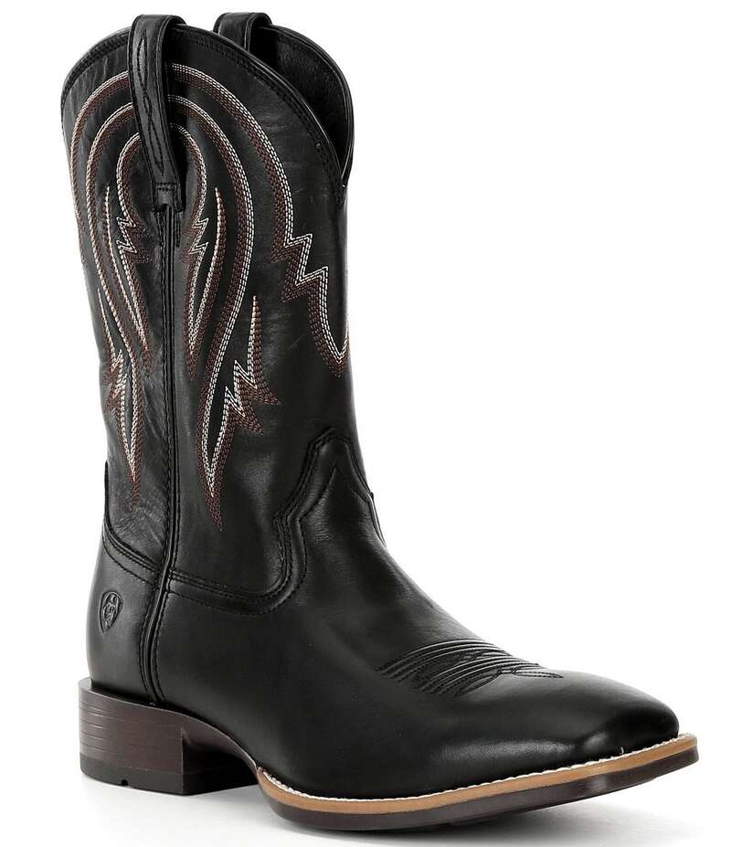 アリアト メンズ シューズ ブーツ・レインブーツ Ariat Men's Plano Western Boots Black ブラック