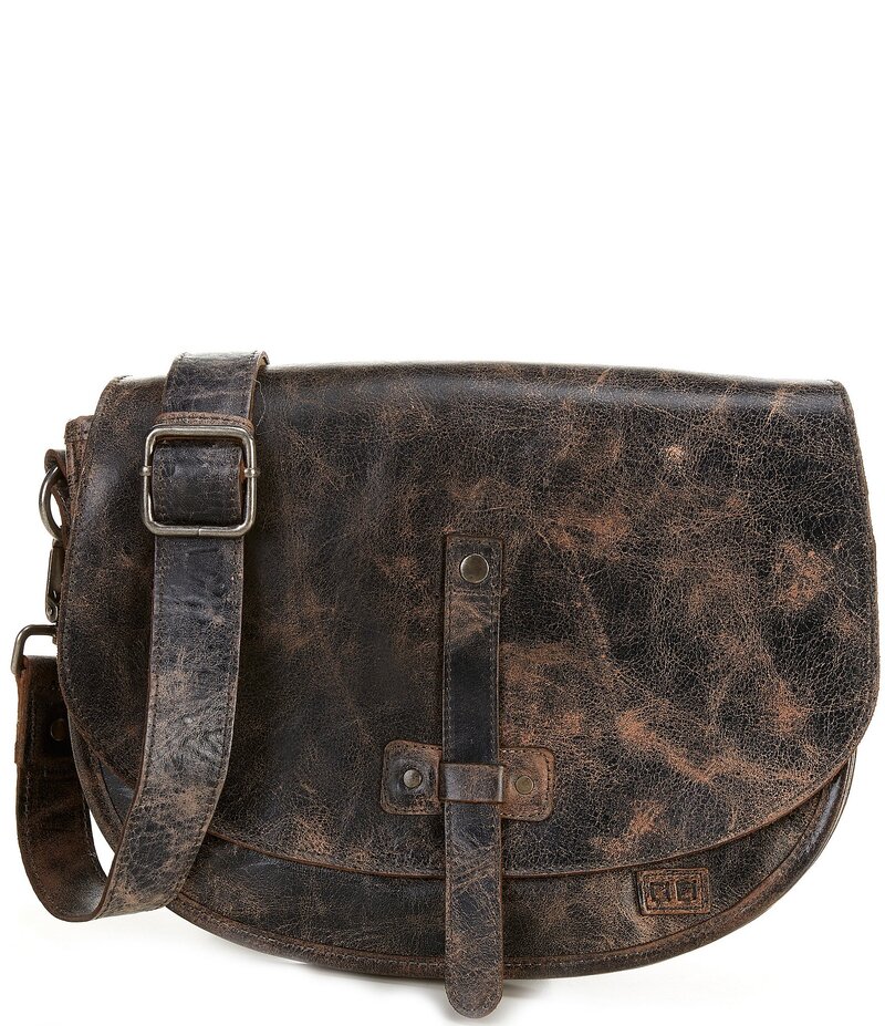 ベッドステュ レディース 御徒面子 ショルダーバッグ Bed Stu Sequoia Saddle Crossbody Bag Black Lux 黒いこと
