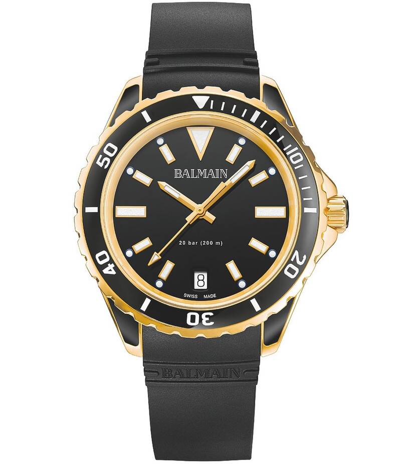 バルマン レディース アクセサリー 腕時計 レザー Balmain Women's Quartz Analog Black Leather Strap Watch Black ブラック｜ReVida 店