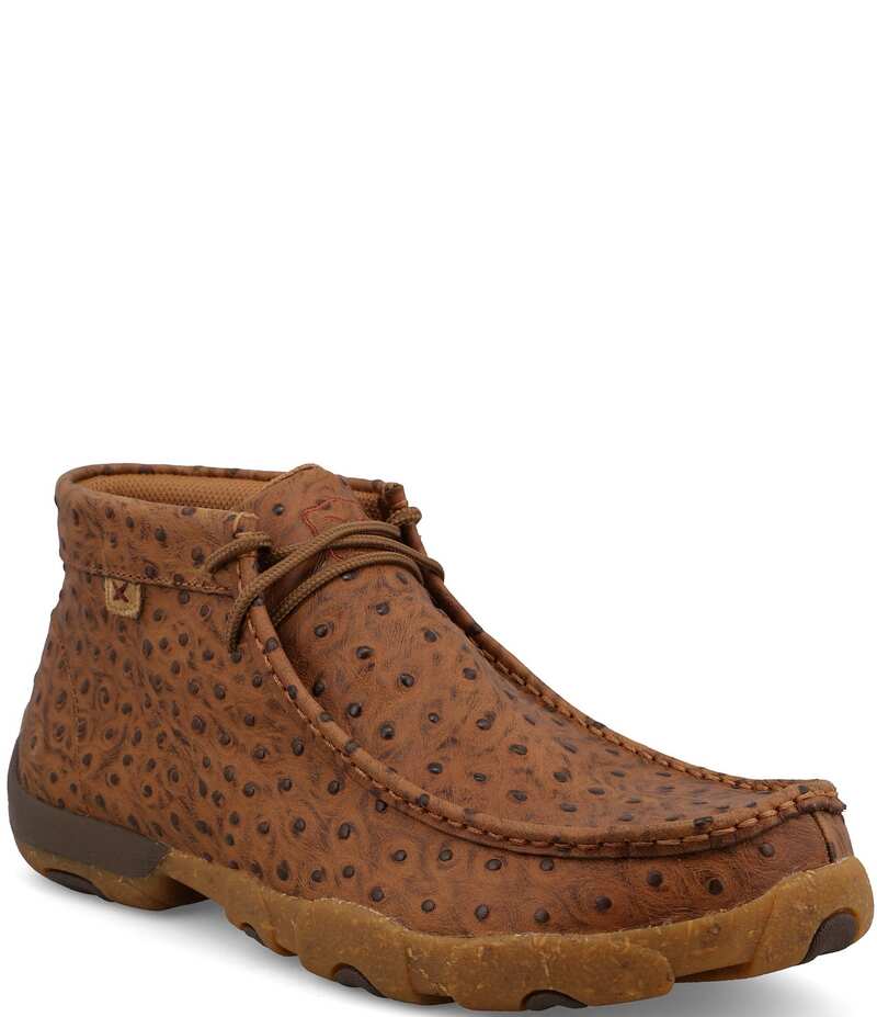 ツイステッドエックス メンズ シューズ ブーツ・レインブーツ Twisted X Men's Chukka Driving Mocs Cognac