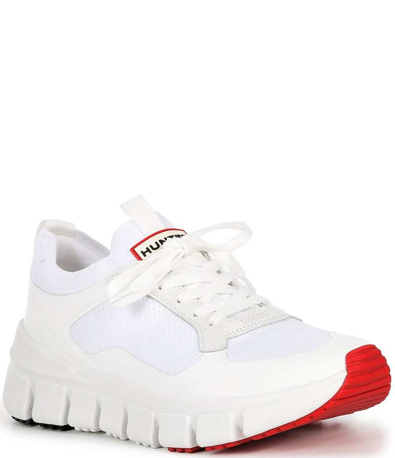 ハンター レディース シューズ スニーカー Hunter Women's Irena Water-Resistant Chunky Sneakers White ホワイト