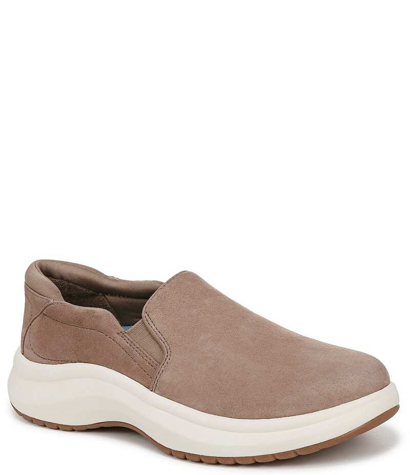 ドクター・ショール レディース シューズ スニーカー スエード Dr. Scholl's Feel Well Plantar Fasciitis Suede Slip On Sneakers Mocha Taupe モカ