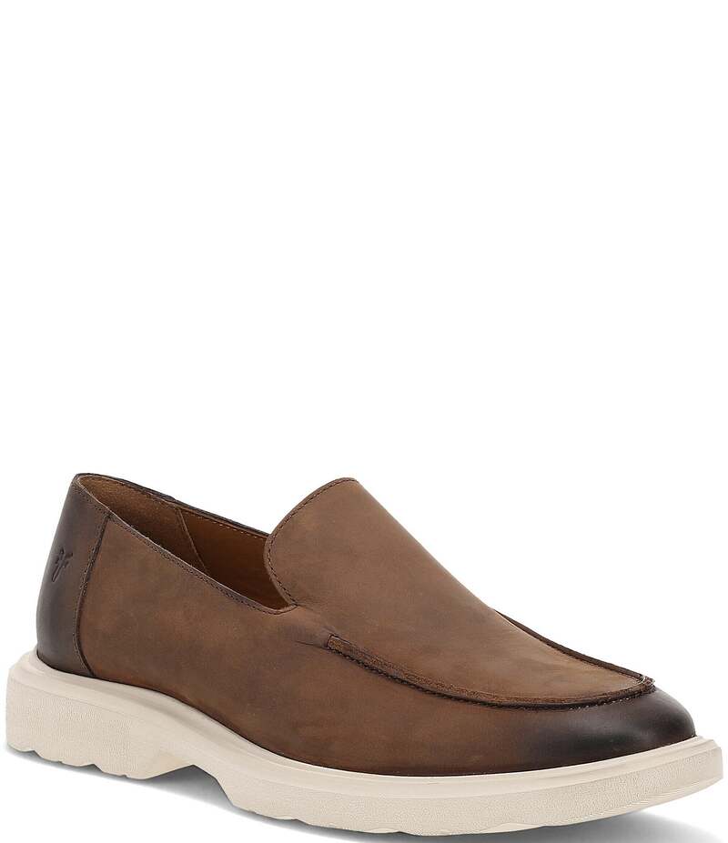 フライ メンズ シューズ スリッポン・ローファー ローファー Frye Men's Connor Nubuck Venetian Loafers Chocolate チョコレート