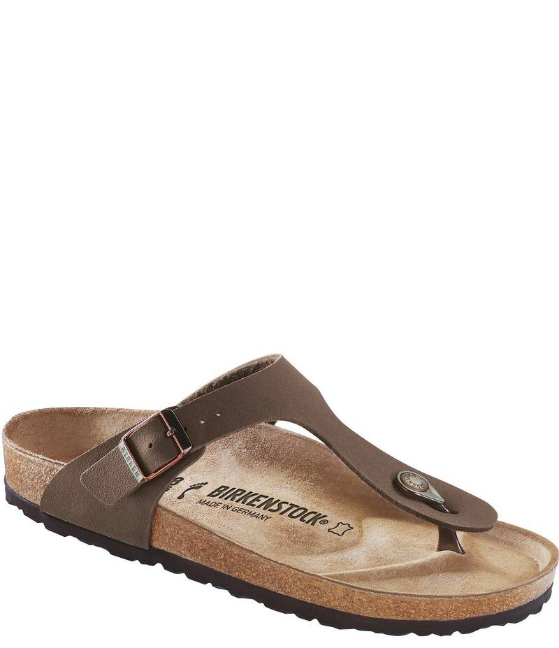 ビルケンシュトック レディース シューズ パンプス サンダル Birkenstock Women Gizeh Birkibuc Thong Sandals Mocha モカ