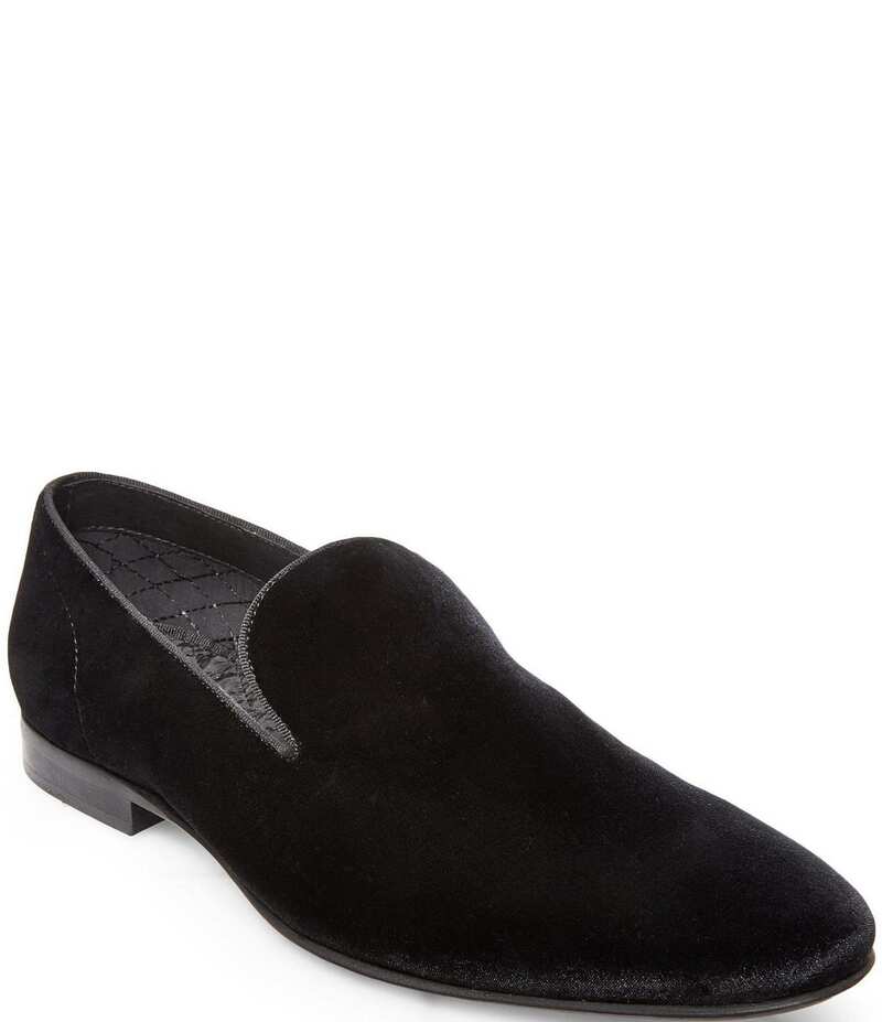 スティーブ マデン メンズ シューズ スリッポン・ローファー ベルベット ローファー Steve Madden Men's Laight Velvet Slip On Loafers Black ブラック
