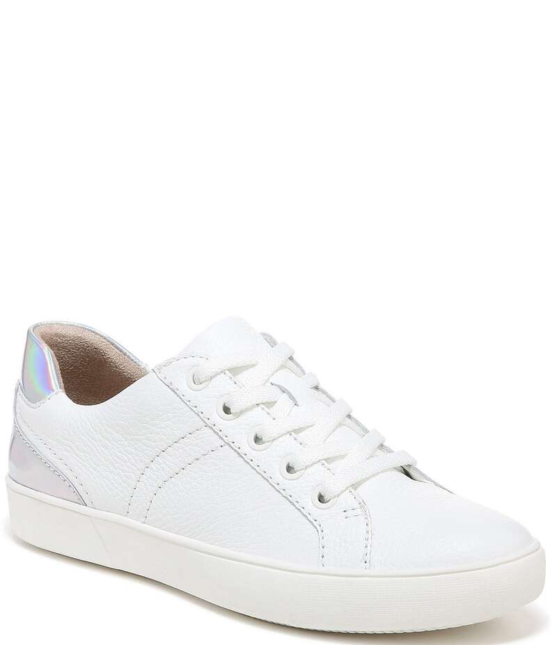 ナチュライザー レディース シューズ スニーカー レザー Naturalizer Morrison Iridescent Leather Sneakers White ホワイト