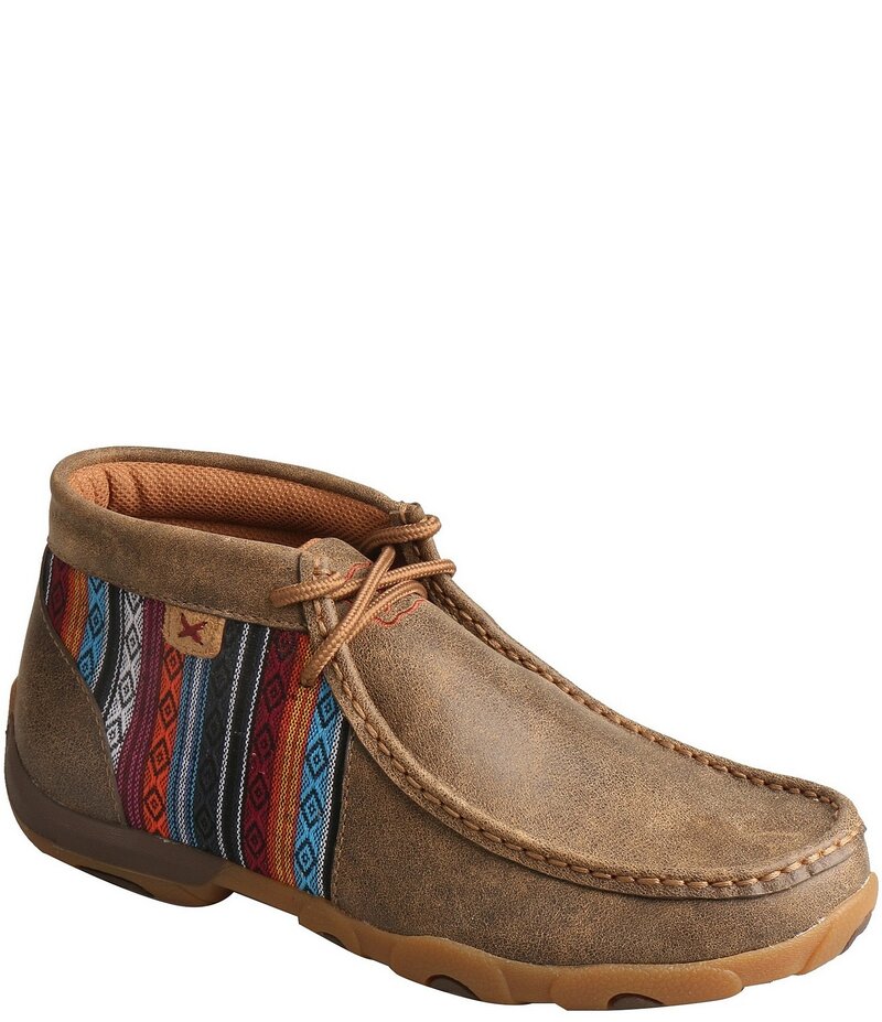 ツイステッドエックス レディース シューズ ブーツ・レインブーツ プリント Twisted X Women's Printed Chukka Driving Moccasins Bomber/Multi マルチカラー|ReVida 店
