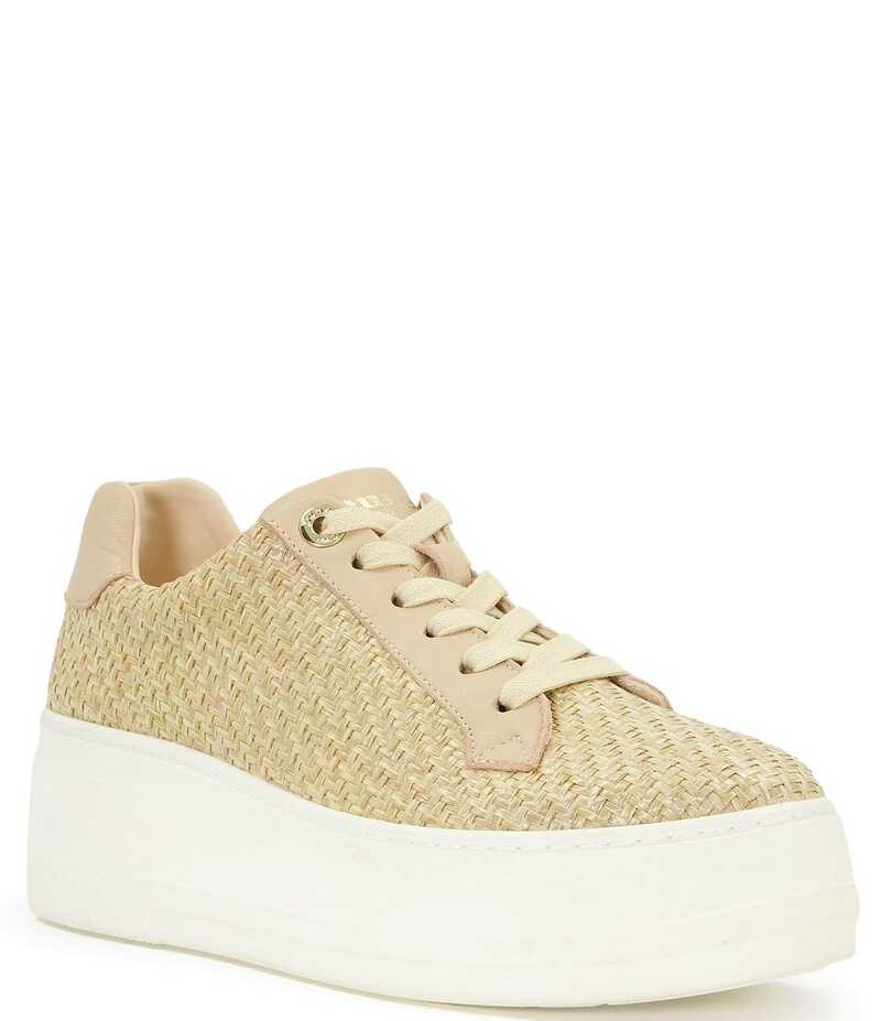 デューンロンドン レディース ボトムス カジュアルパンツ プラットフォーム スニーカー Dune London Episode Woven Raffia Platform Sneakers White ホワイト|ReVida 店