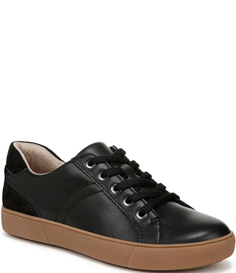 ナチュライザー レディース シューズ スニーカー スエード レザー Naturalizer Morrison Leather and Suede Gum Sole Sneakers Black ブラック
