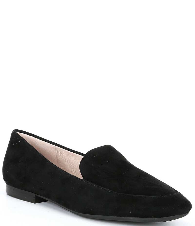 ジャンビニ レディース シューズ スリッポン・ローファー スエード ローファー Gianni Bini Macen Suede Flat Loafers Black ブラック｜ReVida 店