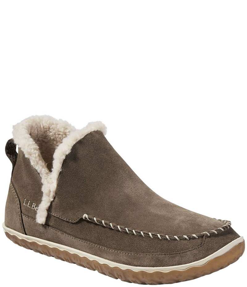 エルエルビーン レディース シューズ ブーツ・レインブーツ L.L.Bean Women's Mountain Slipper Boot Mocs Dark Cement｜ReVida 店
